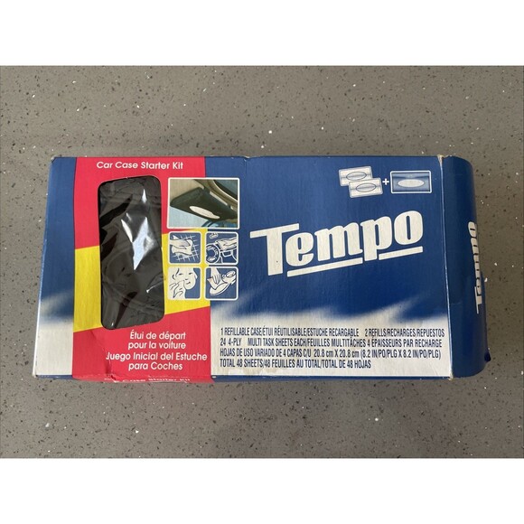 TEMPO Car Case Starter Kit Sunvisor Tissue Holder - Picture 1 of 9